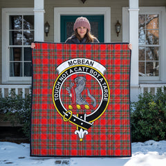 McBean Tartan Crest Quilt