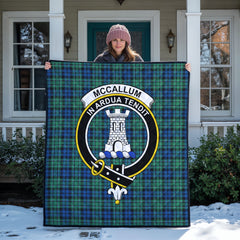 McCallum Ancient Tartan Crest Quilt