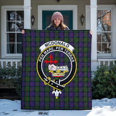 McDonald Tartan Crest Quilt
