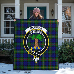 McEwan Modern Tartan Crest Quilt