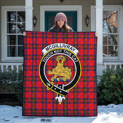 McGillivray Modern Tartan Crest Quilt