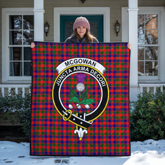 McGowan Tartan Crest Quilt