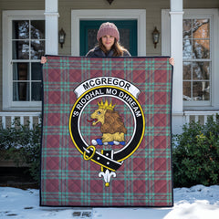 McGregor Hunting Ancient Tartan Crest Quilt