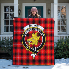 McIvor Tartan Crest Quilt
