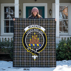 McKenzie Weathered Tartan Crest Quilt