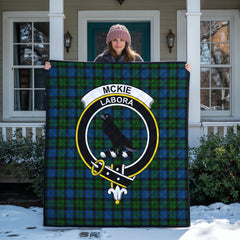 McKie Tartan Crest Quilt