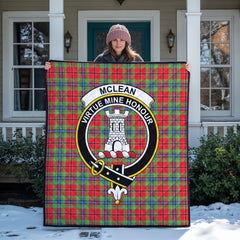 McLean of Duart Modern Tartan Crest Quilt