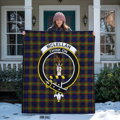 McLellan Modern Tartan Crest Quilt