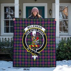 McLennan Modern Tartan Crest Quilt