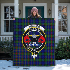 McLeod of Harris Modern Tartan Crest Quilt