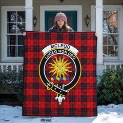 McLeod of Raasay Tartan Crest Quilt