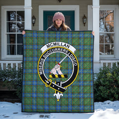 McMillan Hunting Ancient Tartan Crest Quilt