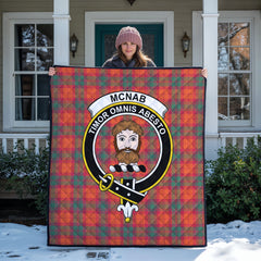 McNab Ancient Tartan Crest Quilt