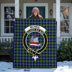 McNeil of Barra Modern Tartan Crest Quilt