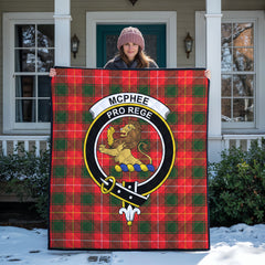 McPhee Tartan Crest Quilt