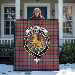 McPherson Ancient Tartan Crest Quilt