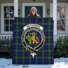 McThomas Modern Tartan Crest Quilt