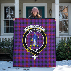 Montgomery Modern Tartan Crest Quilt
