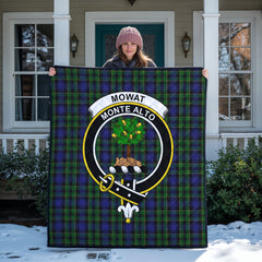 Mowat Modern Tartan Crest Quilt