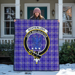 Ochterlony Tartan Crest Quilt
