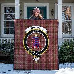 Ogilvie Tartan Crest Quilt