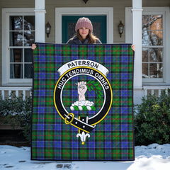 Paterson Tartan Crest Quilt