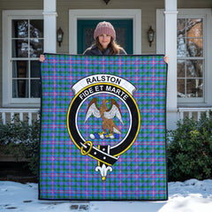 Ralston Tartan Crest Quilt