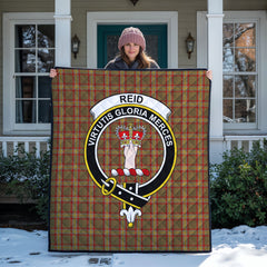 Reid Ancient Tartan Crest Quilt