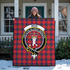 Reid Modern Tartan Crest Quilt