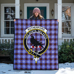 Rutherford Tartan Crest Quilt