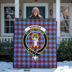 Skirving Tartan Crest Quilt