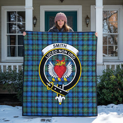 Smith Ancient Tartan Crest Quilt