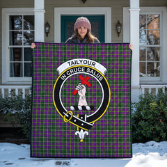 Tailyour (or Taylor) Tartan Crest Quilt