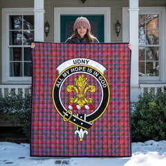 Udny Tartan Crest Quilt