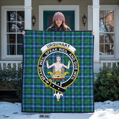 Urquhart Ancient Tartan Crest Quilt