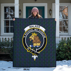 Walker Hunting Tartan Crest Quilt