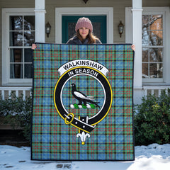 Walkinshaw Tartan Crest Quilt