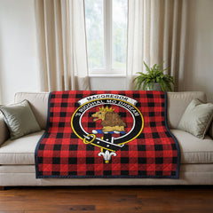 MacGregor Rob Roy Modern Tartan Crest Quilt