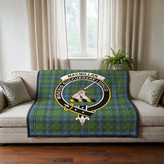 MacMillan Hunting Ancient Tartan Crest Quilt