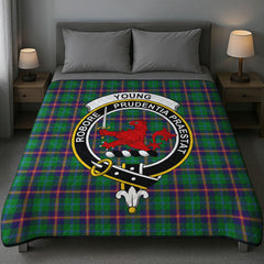 Young Modern Tartan Crest Quilt