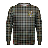 MacKenzie Weathered Tartan Crest Sweatshirt