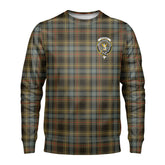 Stewart Hunting Weathered Tartan Crest Sweatshirt