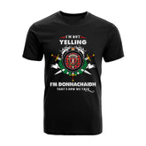 Donnachaidh Tartan Crest T-shirt - I'm not yelling style