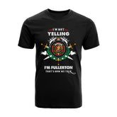 Fullerton Tartan Crest T-shirt - I'm not yelling style