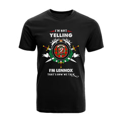 Lennox Tartan Crest T-shirt - I'm not yelling style