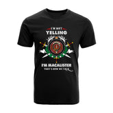 MacAlister Tartan Crest T-shirt - I'm not yelling style