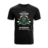 Mackay Tartan Crest T-shirt - I'm not yelling style