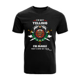Maule Tartan Crest T-shirt - I'm not yelling style