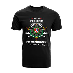 McClintock Tartan Crest T-shirt - I'm not yelling style