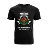 Moncreiffe Tartan Crest T-shirt - I'm not yelling style